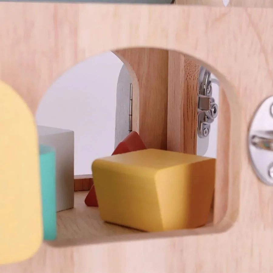 Vzdelávacie hračky Montessori Mysteriies Misk, 6 kusov, drevo