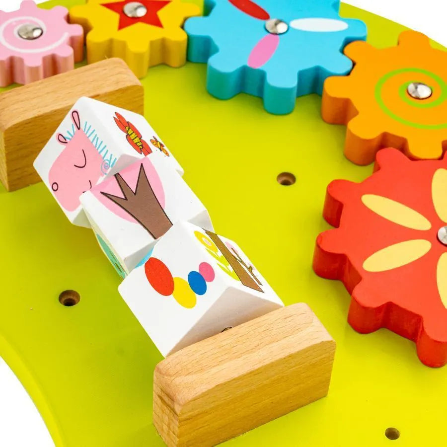 Vzdelávacie hračky Montessori Multifunkčné vo forme Omida, 12 kusov, viacfarebné, drevo