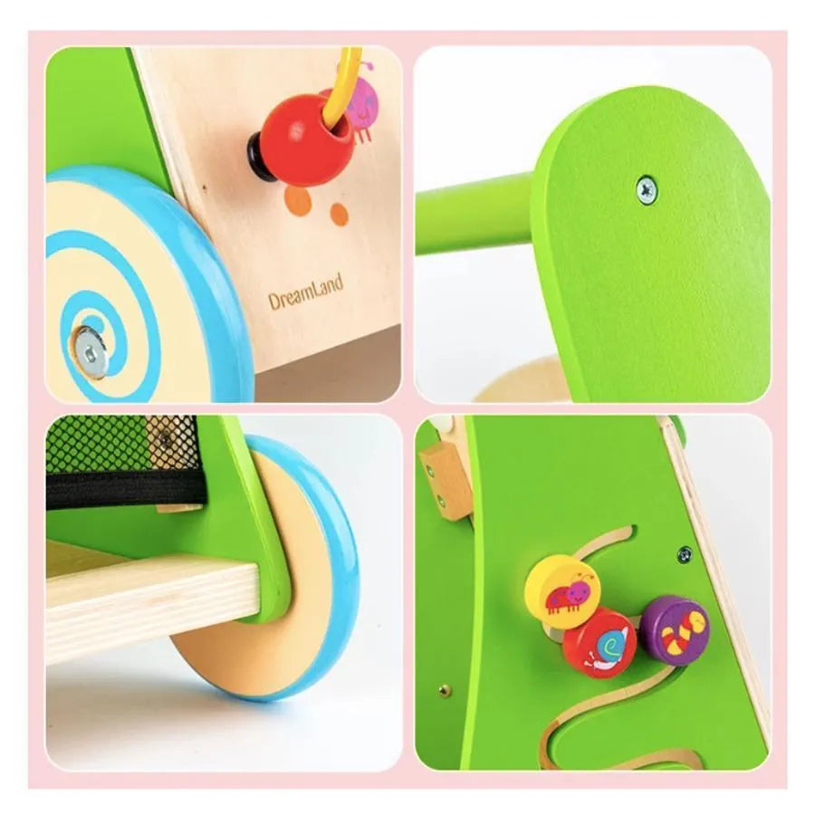 Vzdelávacie hračky Montessori Type Prelimator of aktivity, 12 kusov, viacfarebné, drevo