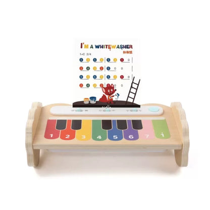 Interaktívny klavír typu hračky Cantaret, Wood a Plast Hedgehog