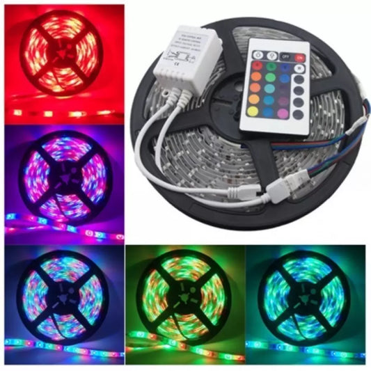 Kit RGB LED pásma s diaľkovým ovládačom 10W/m 12V IP20