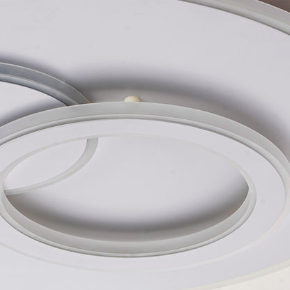 LED luster s diaľkovým ovládaním nolux luminosa, 120 W, 3 kruhy, studené/horúce/neutrálne svetlo, nestabilné, biele