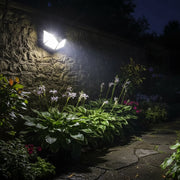 Solárna lampa so snímačom pohybu, 100 LED, 20W, IP.65, čierna