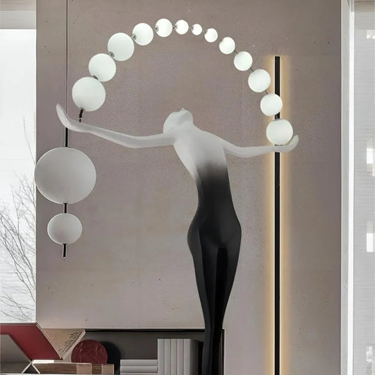 Anatolio LED stojaca lampa 24W 4000KMetal Čierna veioze & Stojacia lampa Predvolený názov Alessandro Design