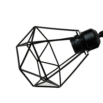 Aethra luster, 1x E27, kov, čierny