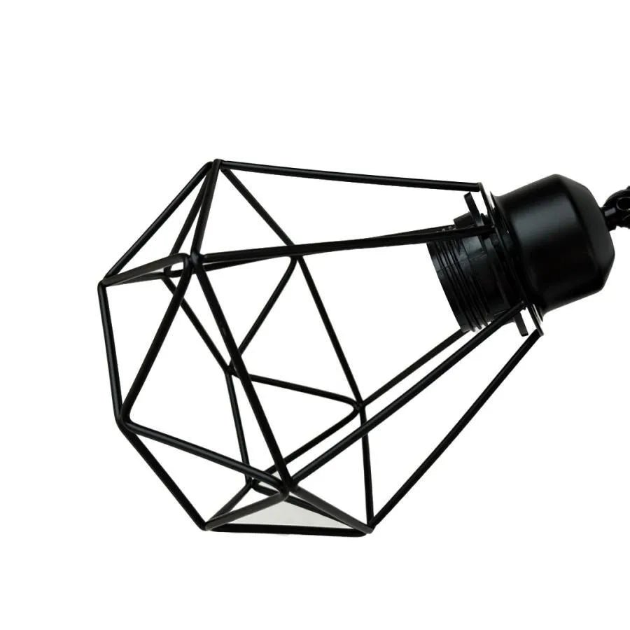 Aethra luster, 1x E27, kov, čierny