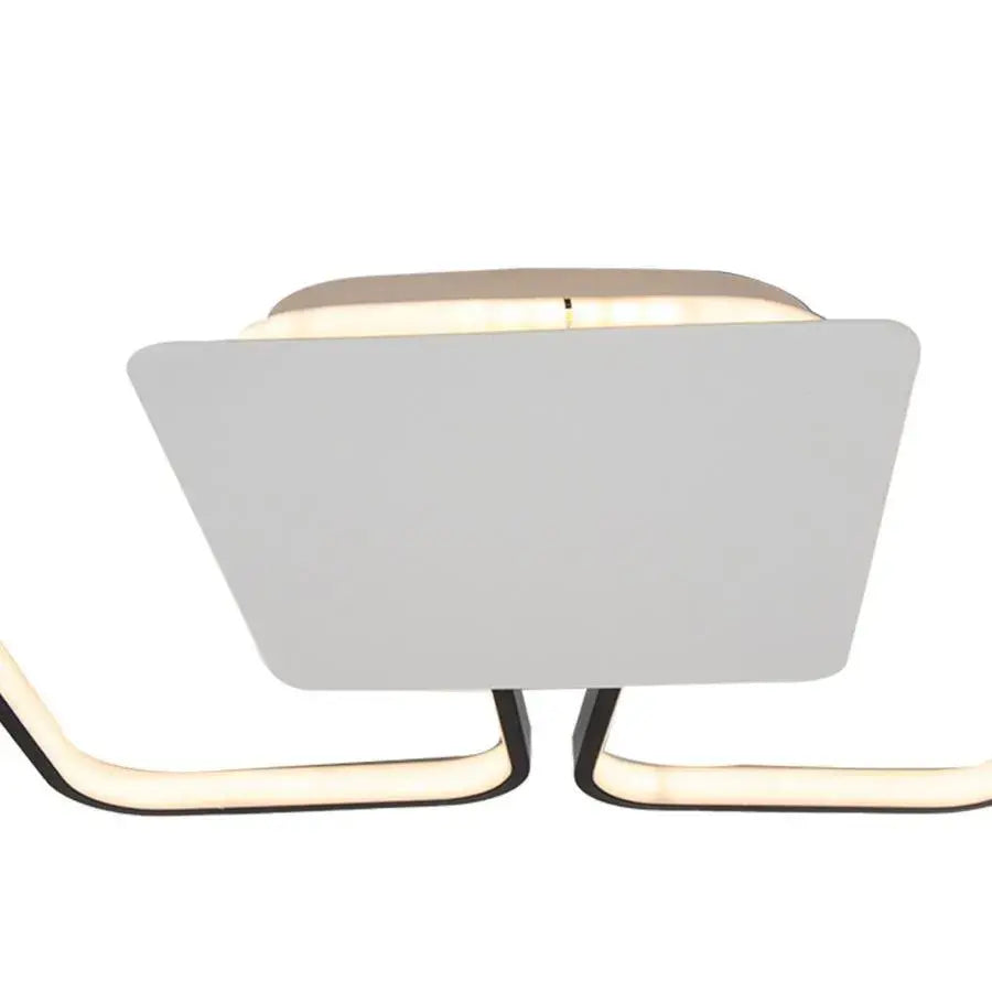 Luster Anka s diaľkovým ovládaním, 106W, davable, čierna