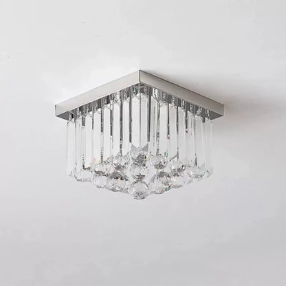Crystal Martinez lineárny luxe, priemer 35 cm, 4x E14, lesklý chróm