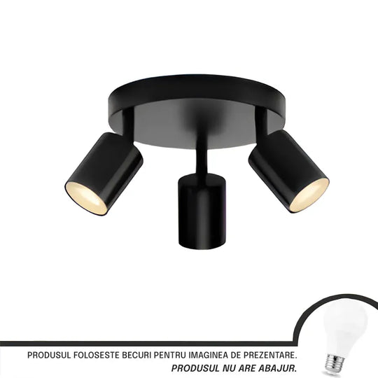 Luster Joom s okrúhlymi projektormi, 3 X GU10, čierne moderné lustre Predvolený názov Alessandro Design
