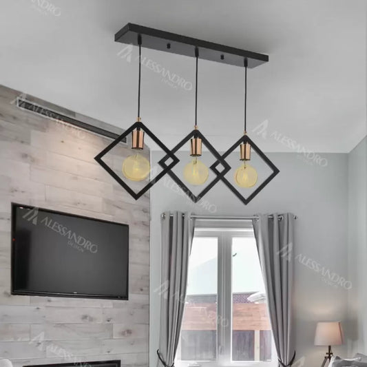 Fresi Lust, 3*E27, kov, čierny