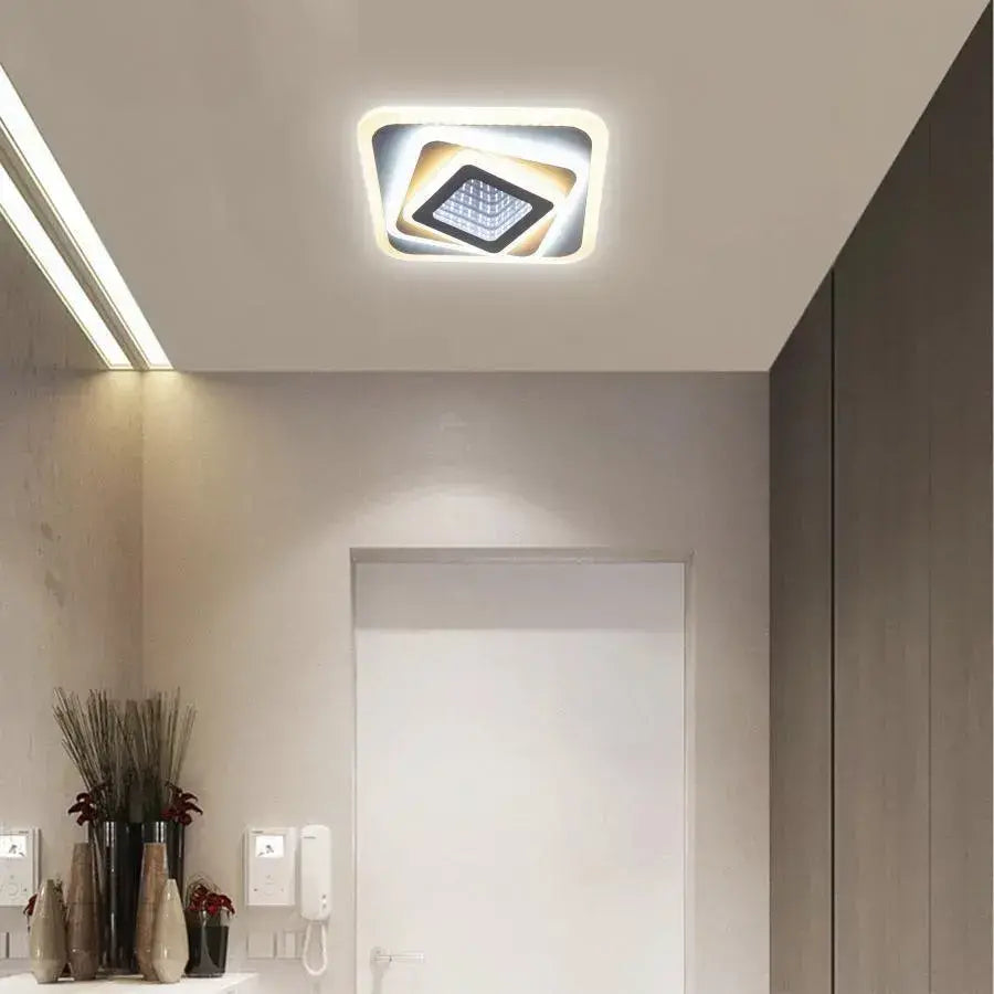LED LED LED 3D štvorcové, 36W, biele, studené/horúce/neutrálne svetlo