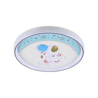 LED LED astronaut s diaľkovým ovládaním, 120 W, akrylové a kovové, biele, červené a modré