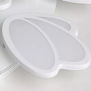 LED luster s diaľkovým ovládaním tulipánu, 47 W, 3 okvetné lístky, studené/horúce/neutrálne svetlo, nestabilné, biele