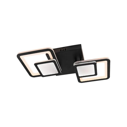 LED LED barans lup s diaľkovým ovládaním, 48 W, 2,4 GHz, akryl, studené/horúce/neutrálne svetlo, nestabilné, čierne