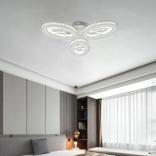 LED LED Caprice s diaľkovým ovládaním, 2,4 GHz, 96W, akryl, biela
