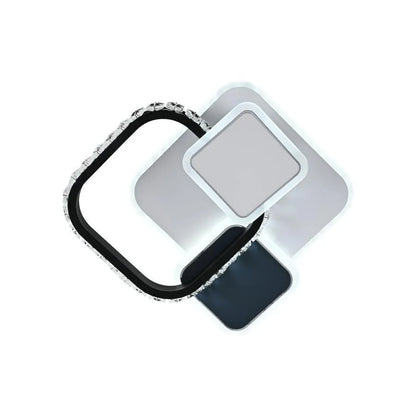 LED LED CARISA 48W, akrylové a kovové, biele a čierne
