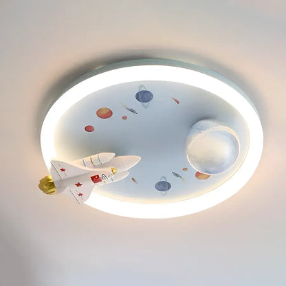 LED luster CONSTELATION 49W, Priemer 49cm, Studené/Teplé/Neutrálne svetlo, Biela Modrá