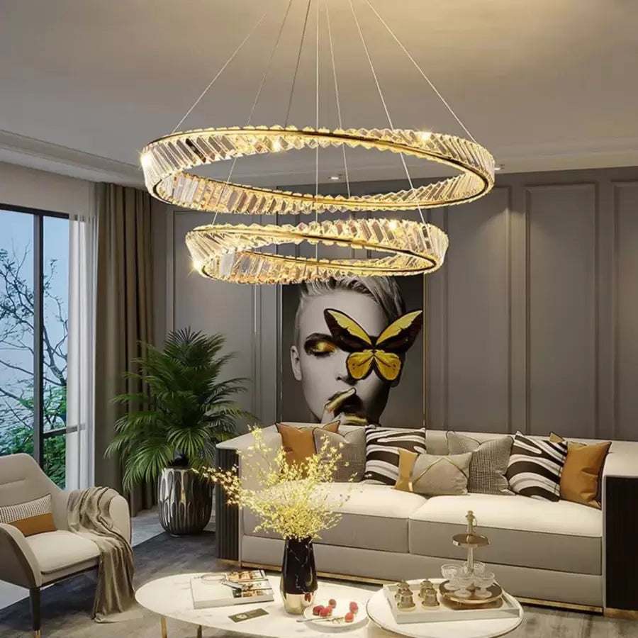 Crystal LED LED dióda LED s Cairro 98W Zlaté diaľkové ovládanie