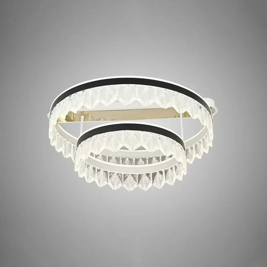 LIST LED Crystal s Harrison Harrison Remote 122 W čierna biela