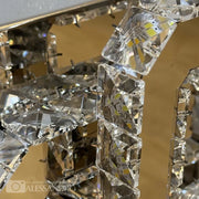 LED LED LED Crystal Jeremiah 32 W Striebro