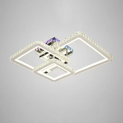 LED LED LED Crystal RGB s diaľkovým ovládaním Justin 106W Smutbable Silver