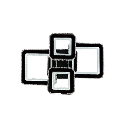 LED LED LED Crystal RGB s Blakely 154W Smuteble Black Remote