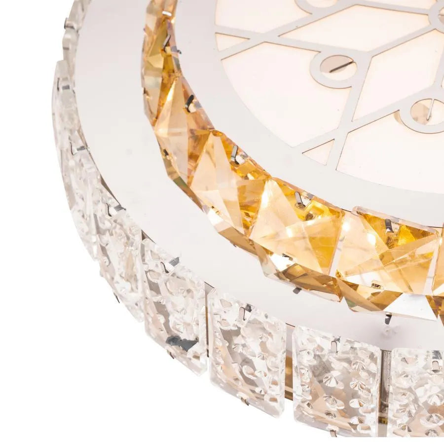 LED viedol Cristala viedol s Lealcomanda 24 W Silver Abatia