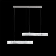 LIST LED kryštál s diaľkovým ovládaním Merve 24W Leskiny Chrome