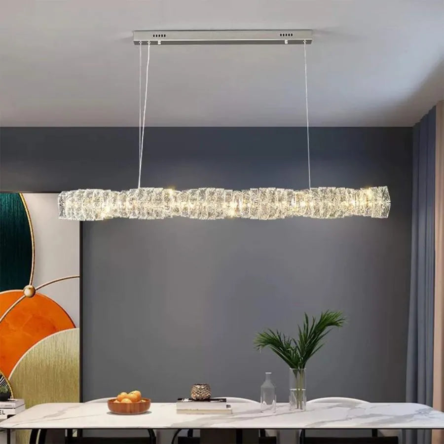 LED LED Crystal LED s 38 W diaľkovým ovládaním Sehrazat, striebro