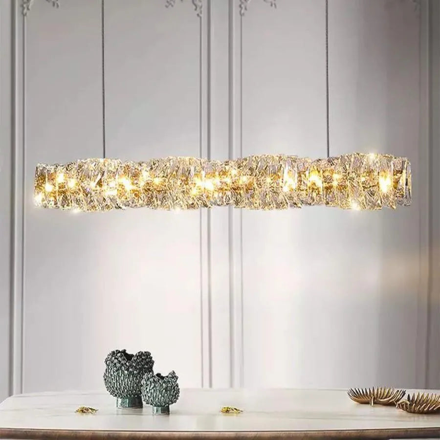 LED LED Crystal LED s 38 W diaľkovým ovládaním Sehrazat, striebro