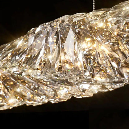 LED LED Crystal LED s 38 W diaľkovým ovládaním Sehrazat, striebro