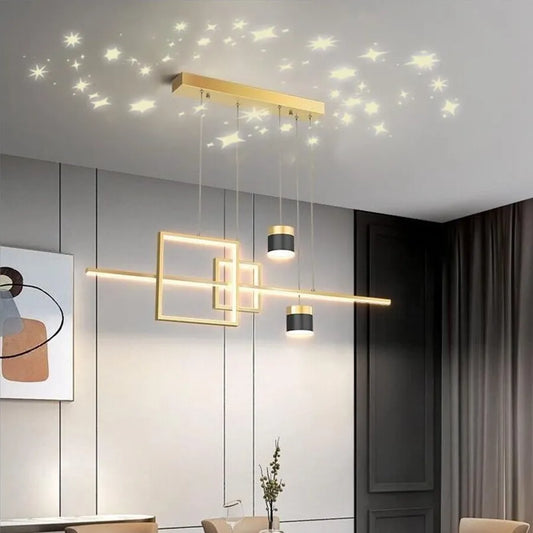 Led Lulus s Denisse 64W Dimabila auriu