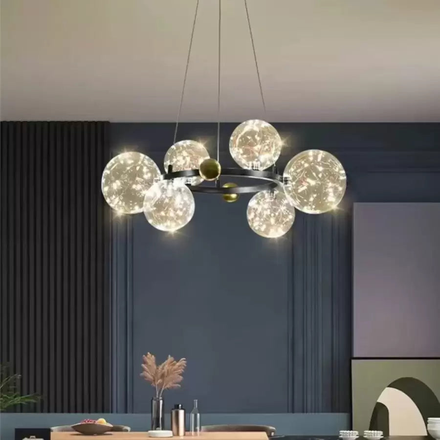 LED lulus s noel 52W smiešne priemerom 50 cm čierneho priemeru