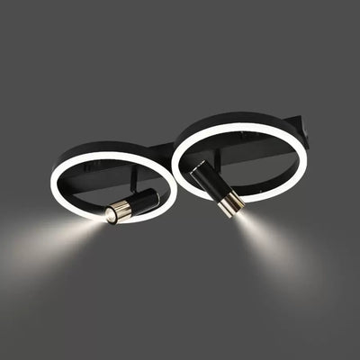LED lulus s RUBE RUBEN 34W SMOLNÁ Čierny diaľkový ovládač