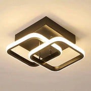 LED dióda Vertexová matrica superponovaná Rhombus, 44 W, 2 kosoštvorcami, studené/horúce/neutrálne svetlo, čierna