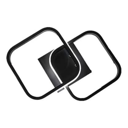 LED dióda Vertexová matrica superponovaná Rhombus, 44 W, 2 kosoštvorcami, studené/horúce/neutrálne svetlo, čierna
