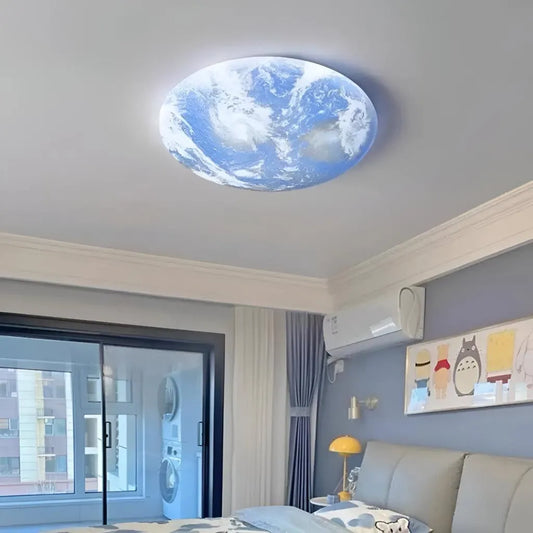 LED LED LULUS, 3000/4000/6000K, 32 W, modrý, priemer 35 cm