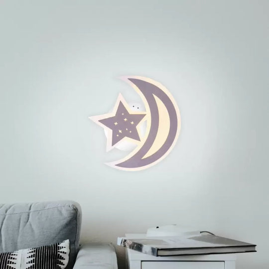 Lustra LED ELLY 36W, Luna si Stea, lumina Rece/Calda/Neutra, Maro Lustra LED Default Title Alessandro Design