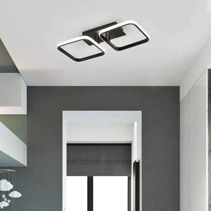 LED dióda Vertex Grid Paralal, 33 W, 2 štvorčeky studené/horúce/neutrálne svetlo, čierna
