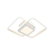 LED DUOFORM, 36W, geometrický dizajn, zaoblený štvorec, biele, horúce/studené/neutrálne svetlo
