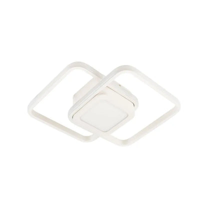 LED DUOFORM, 36W, geometrický dizajn, zaoblený štvorec, biele, horúce/studené/neutrálne svetlo