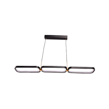 LED LED Hansa s diaľkovým ovládaním, 80 W, 2,4 GHz, kov, čierna a zlatá