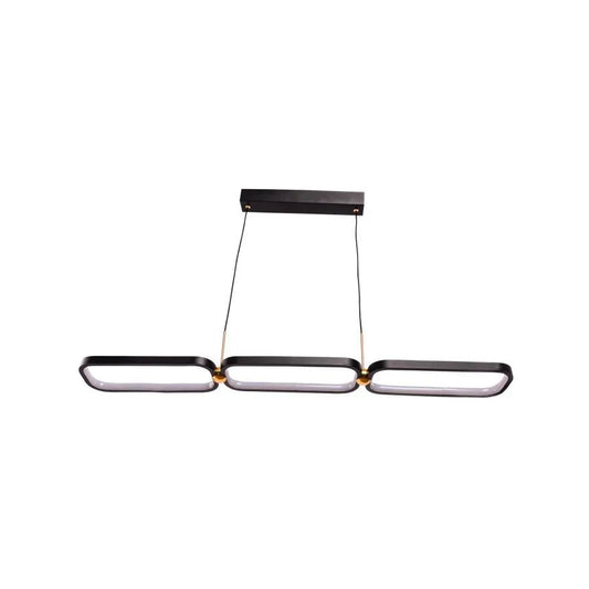 LED LED Hansa s diaľkovým ovládaním, 80 W, 2,4 GHz, kov, čierna a zlatá