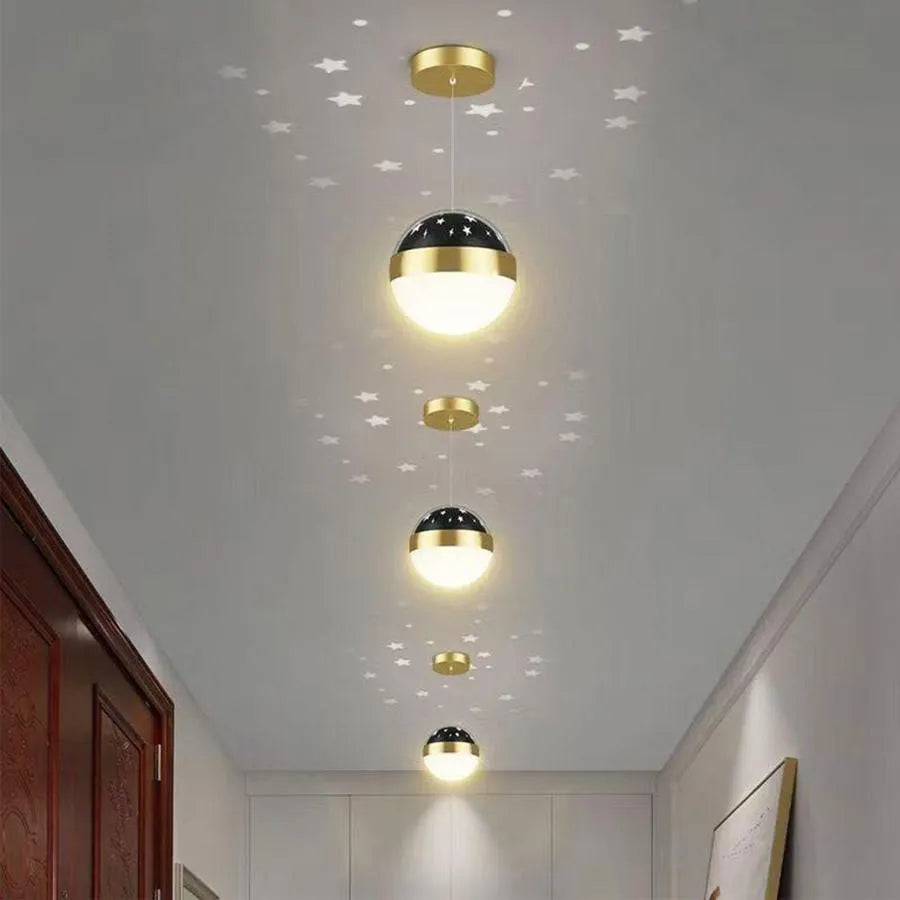 LED LED itrisi, 9W, kov, zlato a čierna