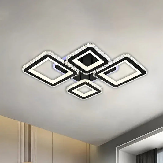 RGB LED túžba s diaľkovým ovládaním Quadris, 78 W, 4 štvorcový