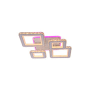 LULUS LED RGB s kvadrisovým diaľkovým ovládaním, 78 W, 4 štvorcový