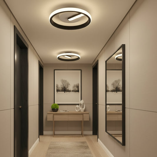 LED luster VICTORIA 19W, okrúhly, studené/teplé/neutrálne svetlo, čierny, biely