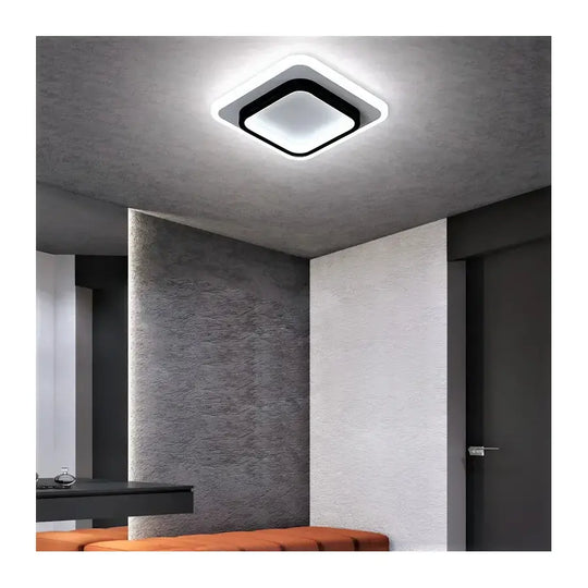 KHAI 20W LED stropné svietidlo, studené/teplé/neutrálne svetlo, čierna biela