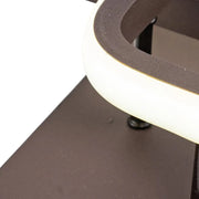 LED LED LULIA, 24 W, štvorcový, hnedý, akryl, studené/horúce/neutrálne svetlo