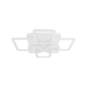 LED túžba s diaľkovým ovládaním, Ella, 6 štvorcov, 114 W, studené/horúce/neutrálne svetlo, nestabilné, biele